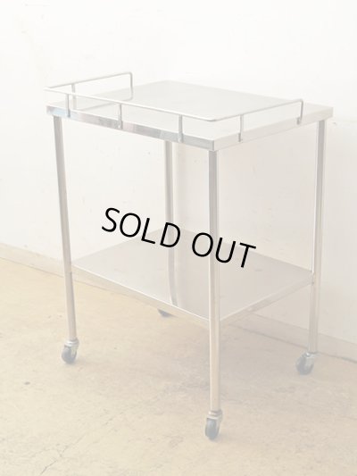 画像2: ヴィンテージ　ステンレスワゴン (1)