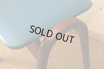 画像8: 秋田木工 スタッキングスツール 剣持勇 青