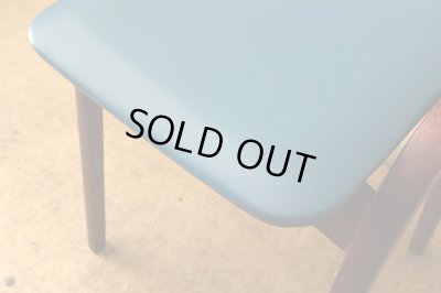 画像6: 秋田木工 スタッキングスツール 剣持勇 青