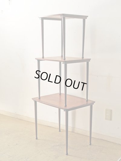 画像3: ヴィンテージ 　チーク材 ネストテーブル