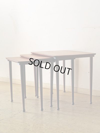 画像5: ヴィンテージ 　チーク材 ネストテーブル