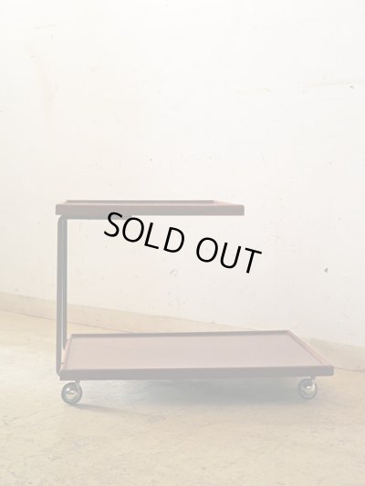 画像4: ヴィンテージ キャスター付きサイドテーブル ワゴン