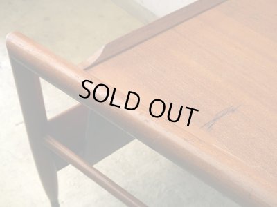 画像7: ヴィンテージ BrownSaltman社製 マガジンラック付きテーブル wedge table