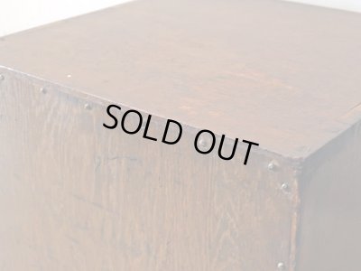 画像12: ヴィンテージ 楢材 小引き出し 切手類保管箱