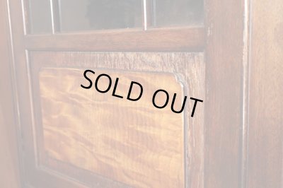 画像17: アンティーク 　桜材のガラス本箱 キャビネット