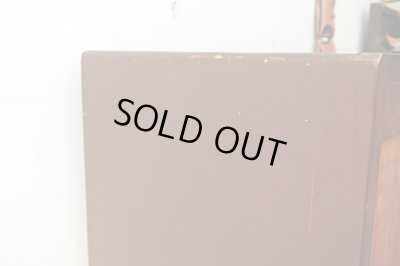 画像19: アンティーク 　ダイヤガラスの本箱 キャビネット