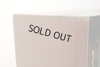 画像18: アンティーク 　ダイヤガラスの本箱 キャビネット