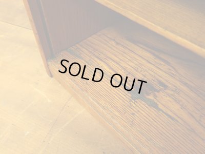 画像15: アンティーク 　蛇腹扉付き くさび式の本立て