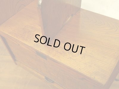 画像13: アンティーク 　蛇腹扉付き くさび式の本立て