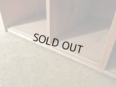 画像12: アンティーク 　乾いた木肌のマス棚