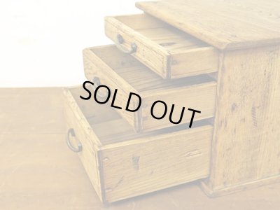 画像12: アンティーク 3杯 小引き出し