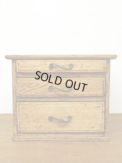 画像2: アンティーク 3杯 小引き出し