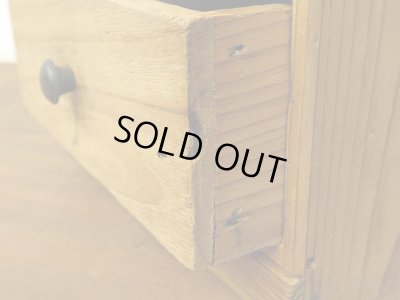 画像14: ヴィンテージ 木味良い 3杯 小引き出し