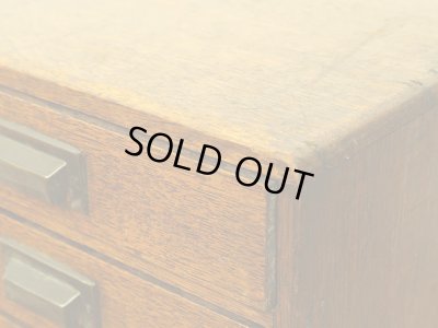 画像11: 昭和レトロ ラワン材の 5杯小引き出し