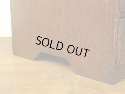 画像9: 昭和レトロ ラワン材の 5杯小引き出し