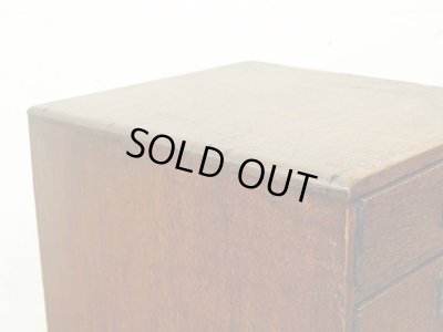 画像8: 昭和レトロ ラワン材の 5杯小引き出し