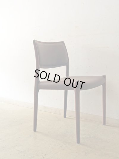 画像5: デンマーク J．L．Moller社 ダイニングチェアー NO.80 ローズウッド (2)