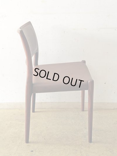 画像3: デンマーク J．L．Moller社 ダイニングチェアー NO.80 ローズウッド (2)