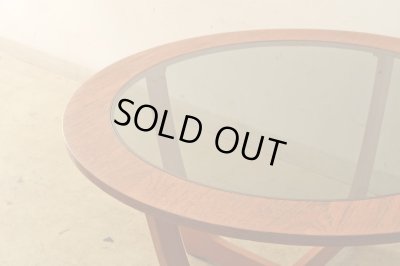 画像17: ヴィンテージ ガラストップ コーヒーテーブル