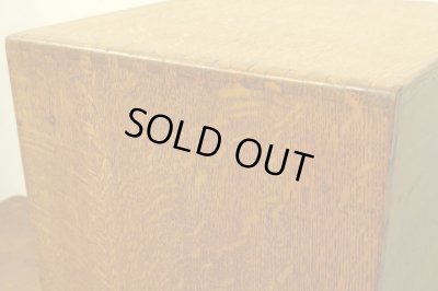 画像10: アンティーク 　楢無垢材 蛇腹扉の収納箱