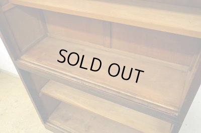 画像12: アンティーク 　ナラ無垢材 ガラス戸棚 食器棚 水屋箪笥