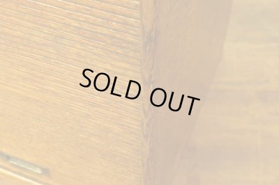 画像15: アンティーク 　楢無垢材 蛇腹扉の収納箱