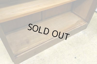 画像14: アンティーク 　ナラ無垢材 ガラス戸棚 食器棚 水屋箪笥