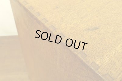 画像12: アンティーク 　楢無垢材 蛇腹扉の収納箱