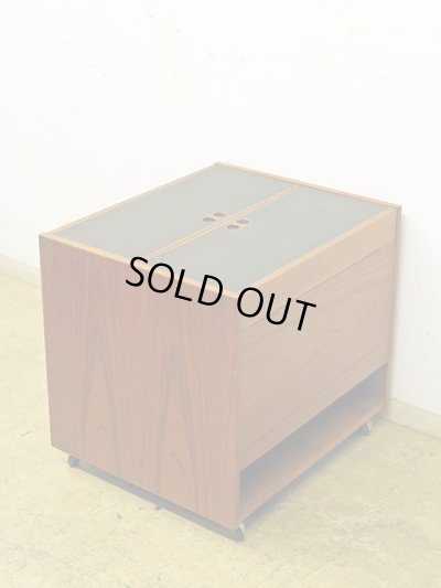 画像3: 北欧ヴィンテージ チークのBARキャビネット サイドテーブル Randers Mobelfabrik