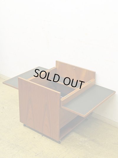 画像2: 北欧ヴィンテージ チークのBARキャビネット サイドテーブル Randers Mobelfabrik