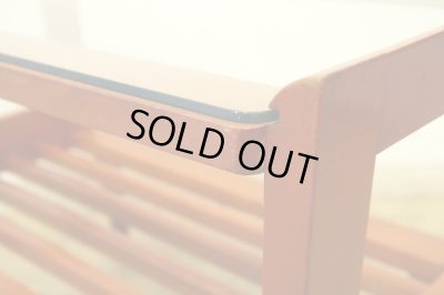 画像13: ヴィンテージ ガラストップサイドテーブル