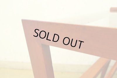 画像11: ヴィンテージ ガラストップサイドテーブル