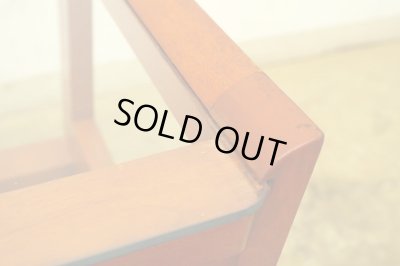 画像18: ヴィンテージ ガラストップサイドテーブル