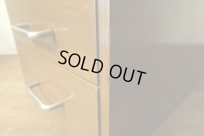 画像12: 古い モダンな取っ手の小引き出し A4用紙収納