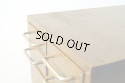 画像8: 古い モダンな取っ手の小引き出し A4用紙収納