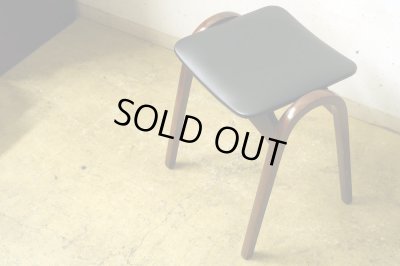 画像6: 秋田木工 スタッキングスツール 剣持勇 黒 ブラック