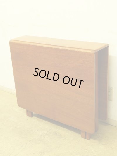 画像6: イギリスヴィンテージ ゲートレッグテーブル チーク