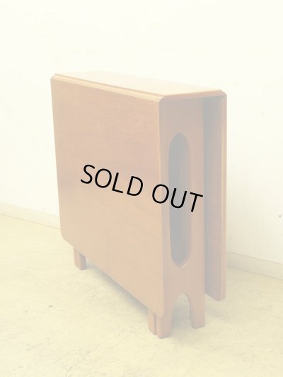 画像7: イギリスヴィンテージ ゲートレッグテーブル チーク