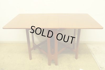 画像2: イギリスヴィンテージ ゲートレッグテーブル チーク