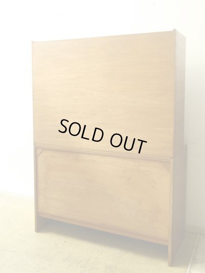 画像2: ヴィンテージ チーク材 キャビネット 　食器棚 北欧デザイン