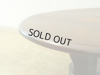 画像5: ヴィンテージ 大正ロマンな座卓 円卓 ラウンドテーブル