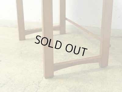 画像11: ヴィンテージ 桜材のサイドテーブル