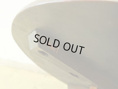 画像9: ヴィンテージ 大正ロマンな座卓 円卓 ラウンドテーブル