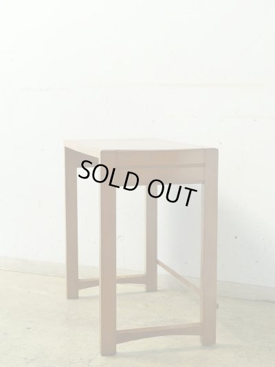 画像4: ヴィンテージ 桜材のサイドテーブル