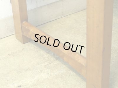 画像10: ヴィンテージ 桜材のサイドテーブル