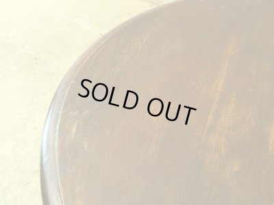 画像7: ヴィンテージ 大正ロマンな座卓 円卓 ラウンドテーブル