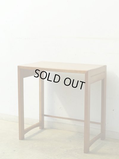 画像2: ヴィンテージ 桜材のサイドテーブル