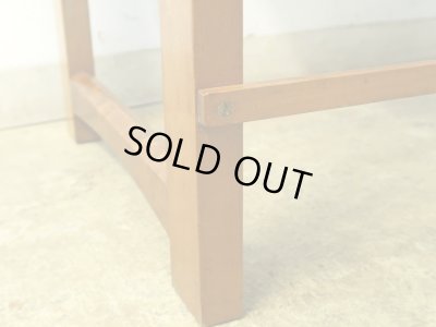 画像12: ヴィンテージ 桜材のサイドテーブル