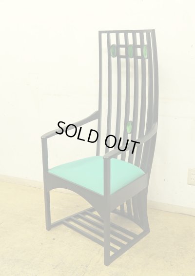 画像5: チャールズ・レニー・マッキントッシュ ハイバックアームチェア 