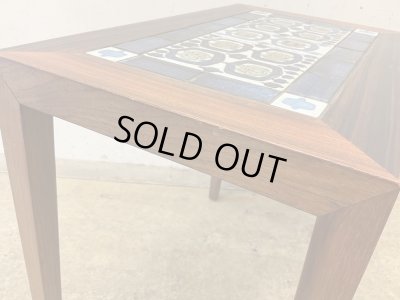 画像12: Haslev & Royal Copenhagen "Tenera" ローズウッド材タイルトップ ネストテーブル 